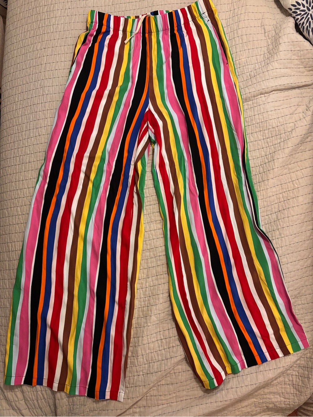 Women's Pride Multi-Color Striped Pull-On Pants